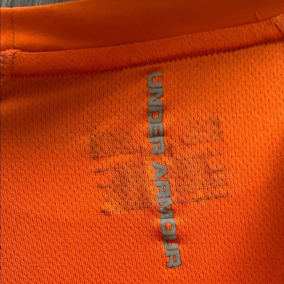 Under Armour Orange Athletic Short Sleeve Tee - Picture 4 of 6